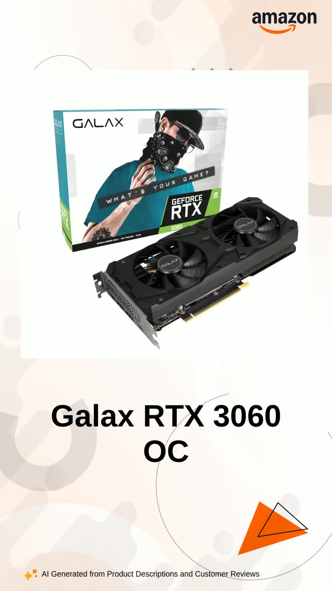 Amazon.in: Buy Galax GeForce RTX 3060 OC Edition 12GB GDDR6 192